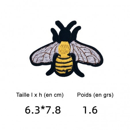 15 Parches Termoadhesivos de Abejas para Ropa | Bordados