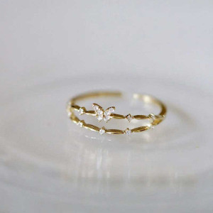 Anillo Mariposa Destellos de Diamante - Refinamiento y Brillo