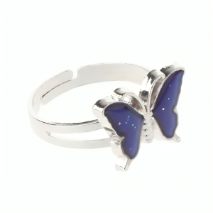 Anillo Mariposa Azul 'Destello Estelar' - Elegancia Mística