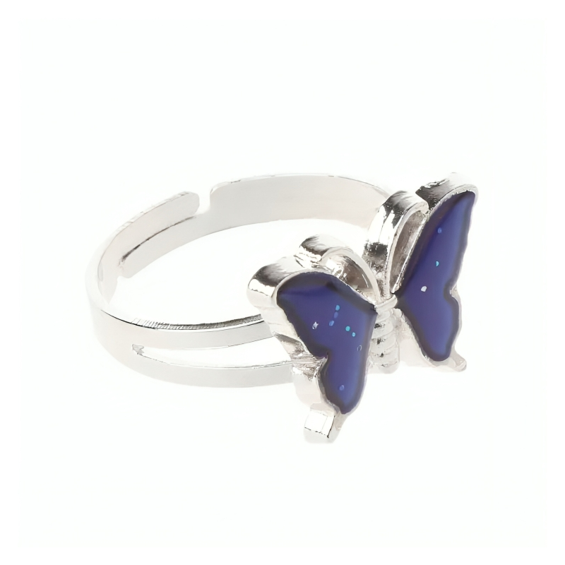 Anillo Mariposa Azul 'Destello Estelar' - Elegancia Mística