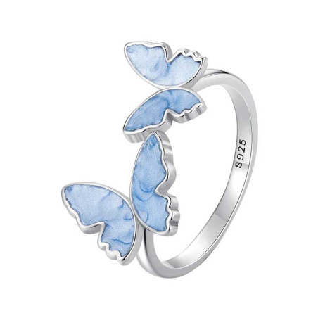 Anillo Mariposa Triple Danza | Plata 925 | Regalo Mujer
