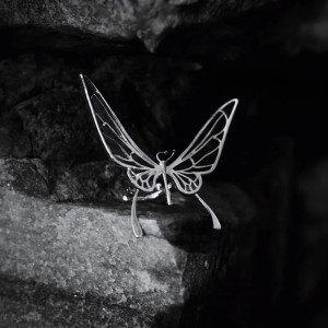 Anillo Mariposa de Plata Despertar Poético | Elegancia y Finura