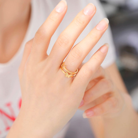 Anillo Mariposa Minimalista | Joya Ajustable en Oro y Plata