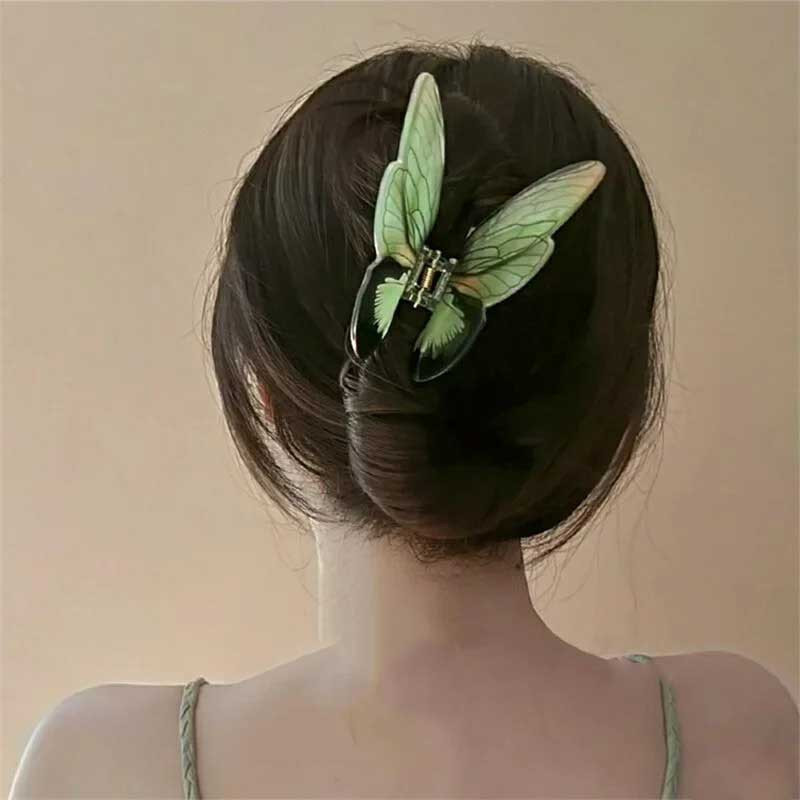 Pinza de Pelo Mariposa XXL 'Destello Mágico' - Accesorio Único