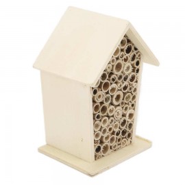 Maison en bois pour abeilles pour le jardin vue 45 degres à droite