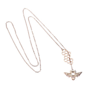 Collar Panal de Abeja para Mujer | Joya Original y Elegante