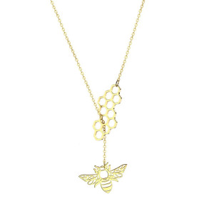 Collar Panal de Abeja para Mujer | Joya Original y Elegante