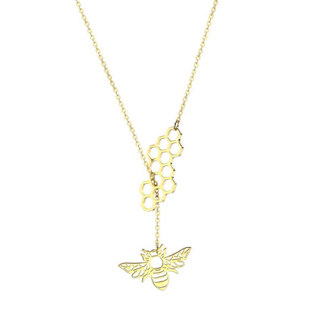 Collar Panal de Abeja para Mujer | Joya Original y Elegante