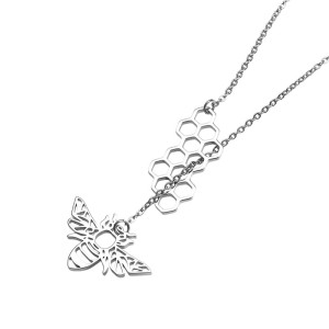Collar Panal de Abeja para Mujer | Joya Original y Elegante