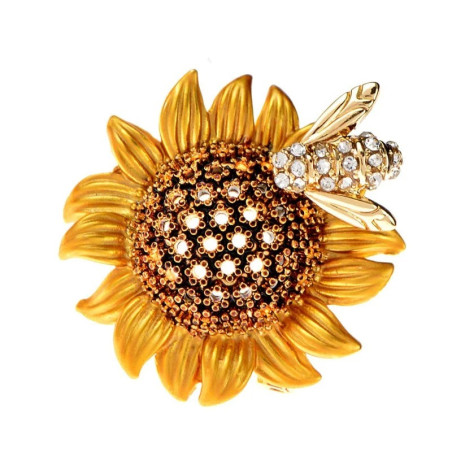 Original Broche de Abeja y Girasol | Joyas Mujer | 3 Colores