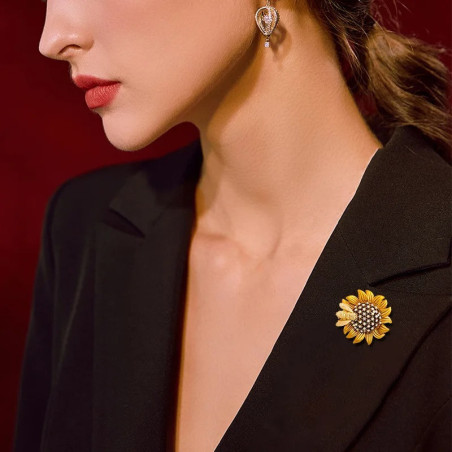 Original Broche de Abeja y Girasol | Joyas Mujer | 3 Colores