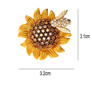 Original Broche de Abeja y Girasol | Joyas Mujer | 3 Colores