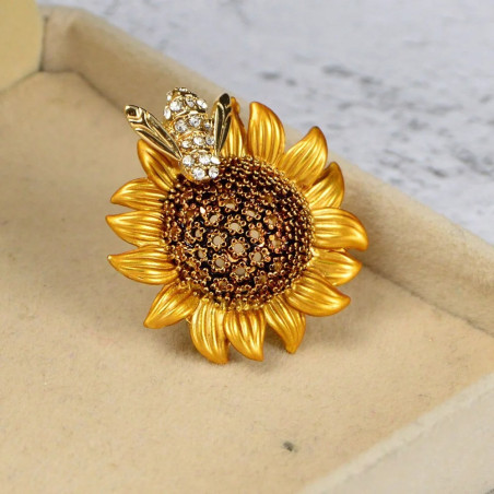 Original Broche de Abeja y Girasol | Joyas Mujer | 3 Colores