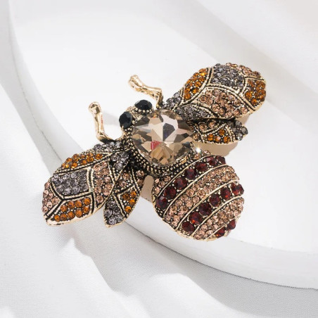 Broche Abeja 'Lujo Imperial' - Joya Elegante y Original