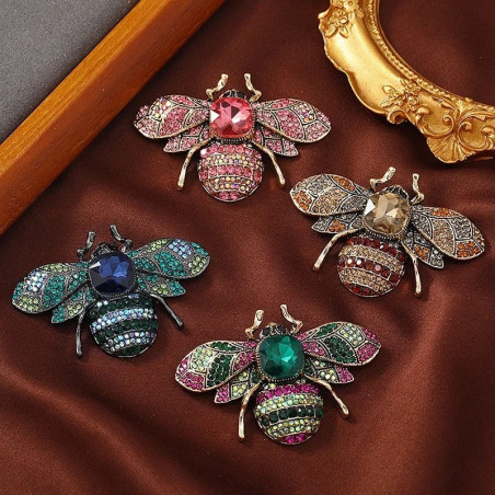 Broche Abeja 'Lujo Imperial' - Joya Elegante y Original