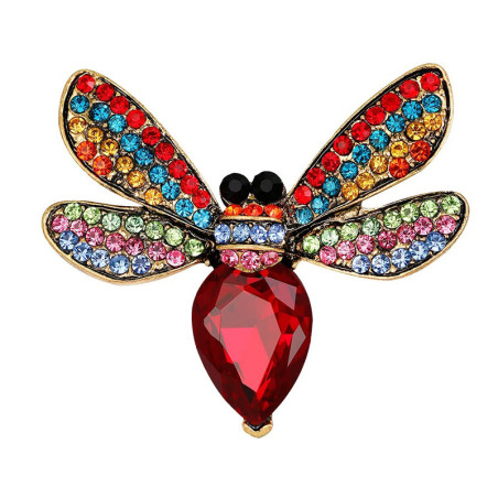 Broche Abeja 'Destello Arcoíris' | Joya Original para Mujer