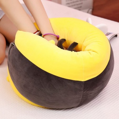 Grande peluche oreiller abeille