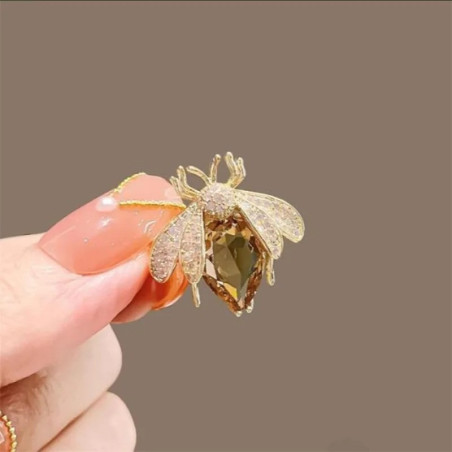 Broche Abeja 'Gota de Miel' – Joya Elegante y Original