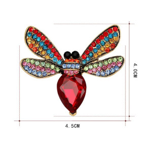 Broche Abeja 'Destello Arcoíris' | Joya Original para Mujer