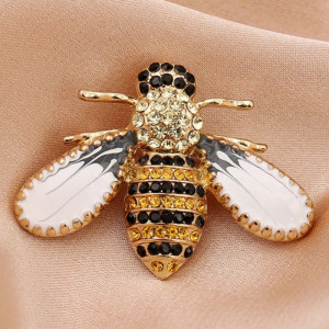 Broche Abeja de Lujo Dorada | Joya Elegante y Original