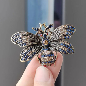 Broche Abeja Emperatriz | Oro y Plata - Joya Única y Elegante