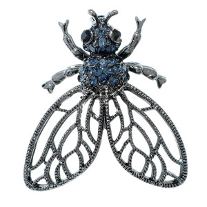 Broche Abeja Majestad Gótica - Joya Elegante y Misteriosa