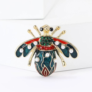 Broche Abeja Elegancia Real - Refinamiento y Majestuosidad