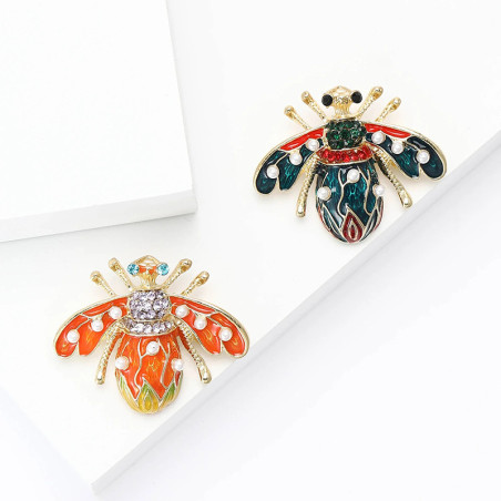 Broche Abeja Elegancia Real - Refinamiento y Majestuosidad