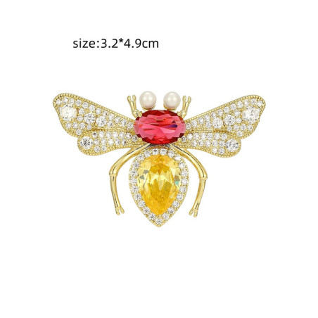 Broche de Abeja Prestigio Real | Joya Elegante y Original