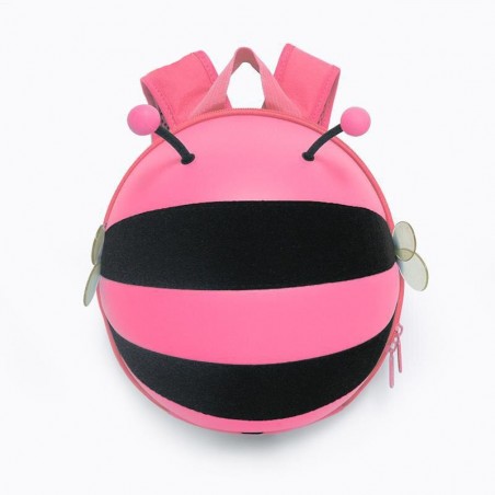 sac à dos abeille à coque rigide rose