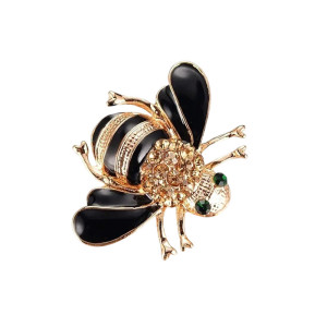Broche Pin Abeja Chic Nocturno | Joyería Original y Elegante