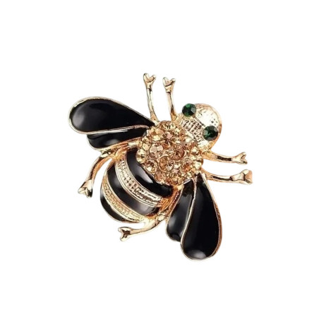 Broche Pin Abeja Chic Nocturno | Joyería Original y Elegante