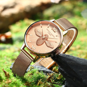 Reloj Abeja Armonía Celadón para Mujer | Elegancia Única