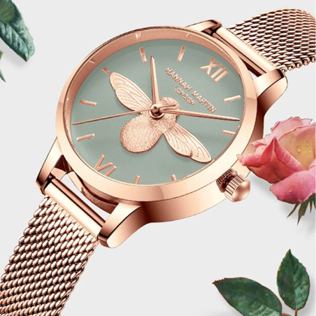 Reloj Abeja y Pulsera Celadón | Joyería Abeja Elegante