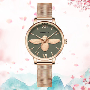 Reloj Abeja 'Esmeralda Dorada' | Elegancia y Estilo Único