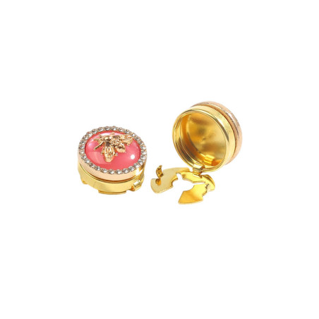 Cubrebotón Abeja "Trío Elegancia" | Joya Original para Camisa