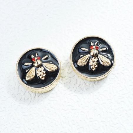 Cubrebotón de Abeja "Brillo Dorado" - Accesorio Elegante