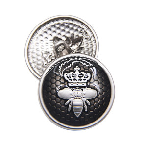 Botones Abeja "Majestad Real" 23mm - Lote de 10 - Estilo Lujo