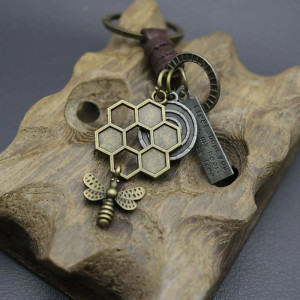 Llavero Abeja "Guardián de la Miel" | Regalo Único y Bonito