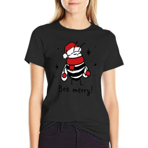 Camiseta de Abeja para Mujer Bee Merry! | Regalo de Navidad
