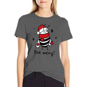 Camiseta de Abeja para Mujer Bee Merry! | Regalo de Navidad