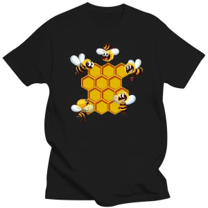 Camiseta Abeja 'Colmena Animada' - Cómoda & Original | S-6XL