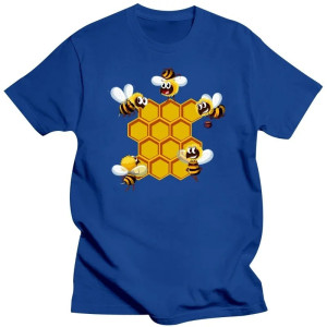 Camiseta Abeja 'Colmena Animada' - Cómoda & Original | S-6XL