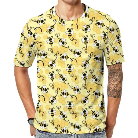 Camiseta Abeja Mujer "Danza de la Miel" | Regalo Original