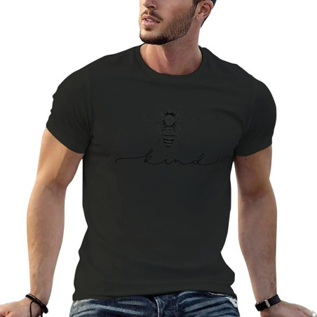 Camiseta Bee Kind Hombre - Comodidad y Estilo con Mensaje