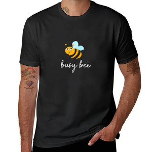 Camiseta Abeja 'Busy Bee' – Diseño Vintage – 8 Colores – S-6XL