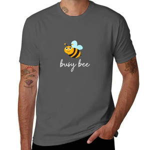 Camiseta Abeja 'Busy Bee' – Diseño Vintage – 8 Colores – S-6XL