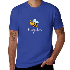 Camiseta Abeja 'Busy Bee' – Diseño Vintage – 8 Colores – S-6XL