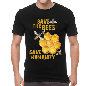 Camiseta Abeja "Save the Bees" | Moda Ecológica | 1001ABEILLES