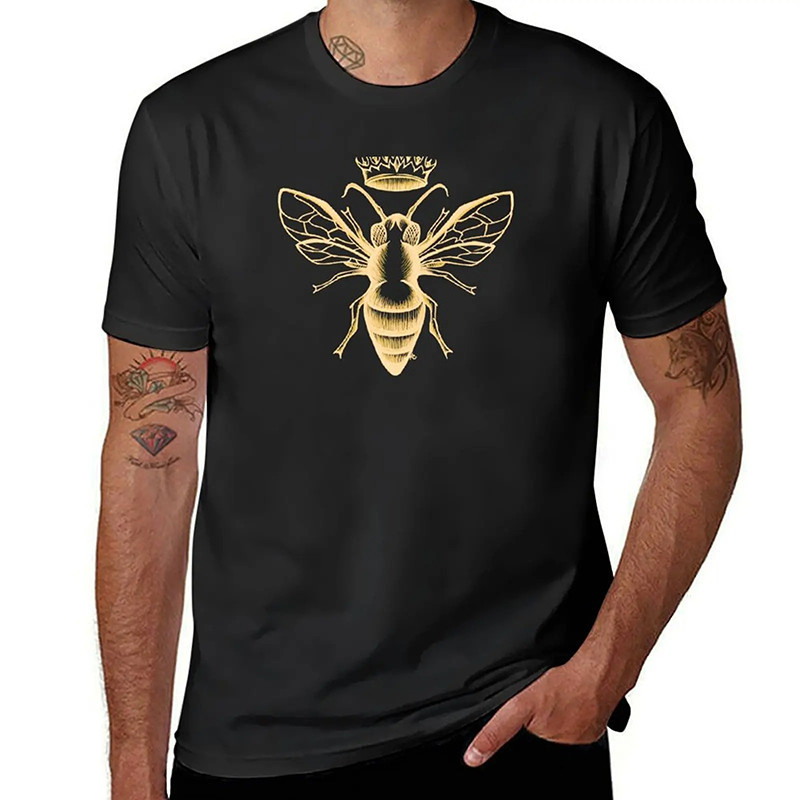 Playera Abeja Arcoíris "Bee Yourself" | Camiseta de Algodón